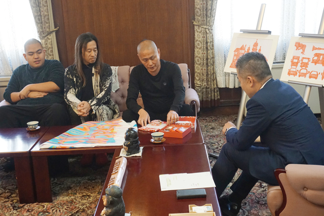 たねや×やまなみ工房 和菓子とアートのコラボ第2弾