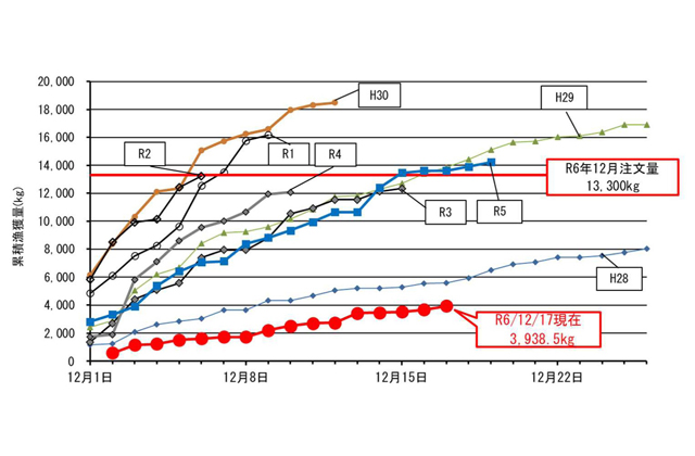 琵琶湖アユ漁獲量低調でスタート 来春以降は回復の見通し