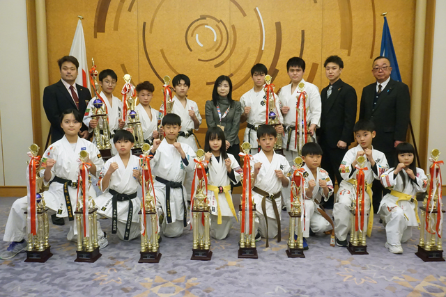 空手で県勢ジュニア選手ら好成績