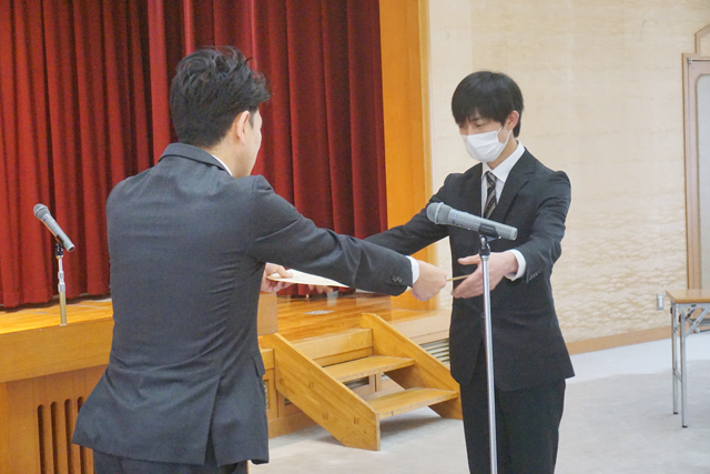 職域の技術改善貢献者を表彰