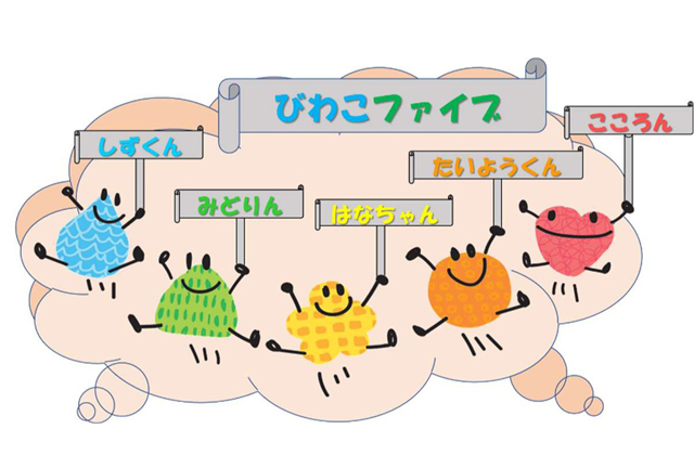 「びわこファイブ」に名称決定！ＴＨＥ　シガパークの魅力を広く発信