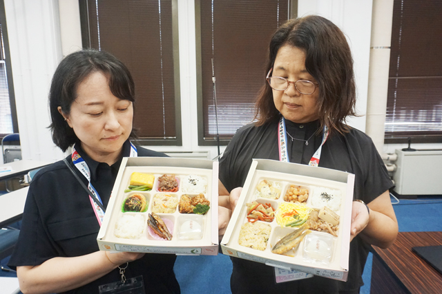 湖国の恵みと文化の詰め合わせ 式典弁当「おうみ彩り弁当」お披露目