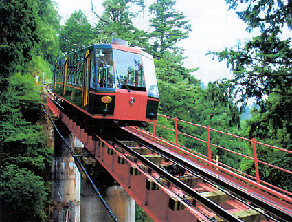 電車とケーブルの乗り継ぎでお得なチケット販売