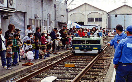 京阪電車錦織車庫で「大津線感謝祭」