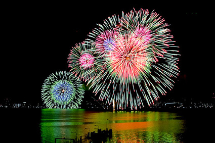 「がんばろう日本！」びわ湖大花火大会