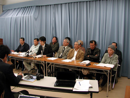 豊島産廃の汚染土壌搬入中止求め 大津市の地元住民が公害調停