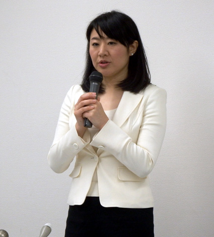 来年1月の大津市長選 越市長　出馬を正式表明