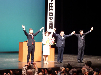 野党統一候補に民進・林氏