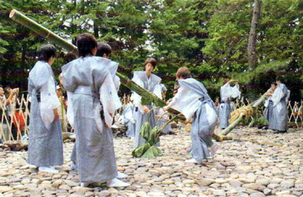 滋賀の文化財講座「打出のコヅチ」第4回は「中山の芋競べ祭り」