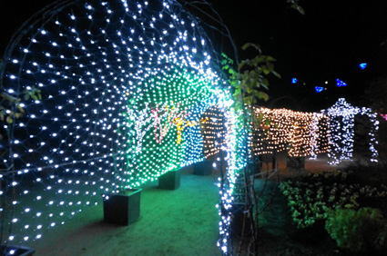 湖都のホテル・庭園で