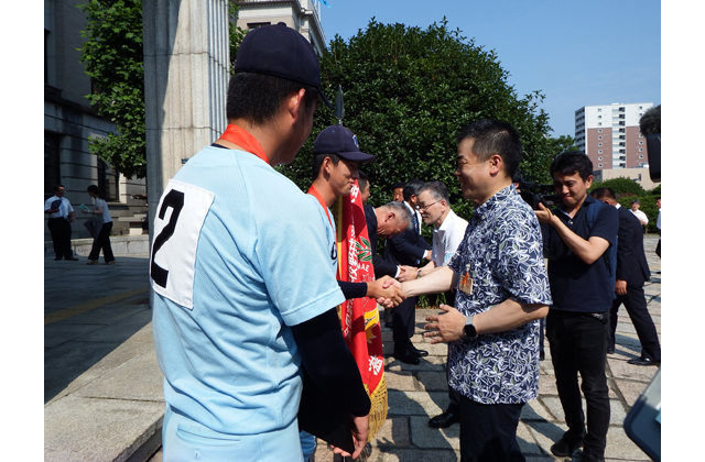 夏の甲子園 県代表・近江高校野球部