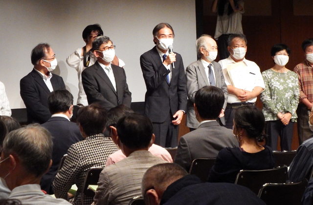 衆院選・野党統一候補　勝利へ気勢上げる