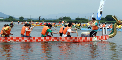 若人集結！伊庭で熱き戦い ドラゴンカヌーヤングフェス