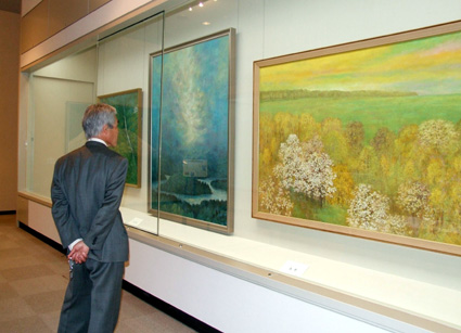 四季を感じる“空気感”三輪晃久日本画展 | 滋賀報知新聞