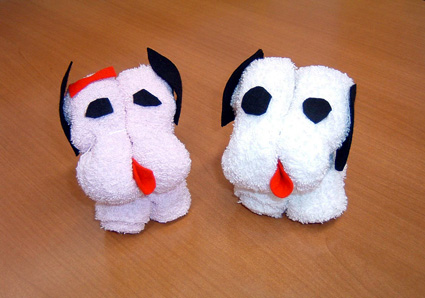 ちびっ子でも簡単！タオルでぬいぐるみ