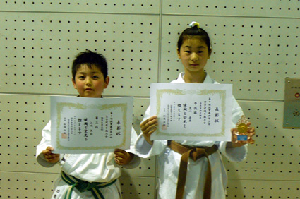 全日本少年少女空手道選手権大会 荒川道場から２人出場