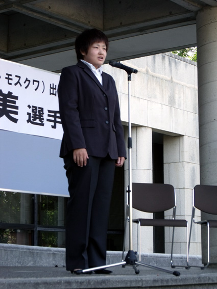 日本代表として世界大会へ 女子レスリング・新海真美選手