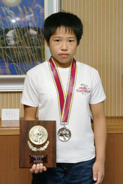 全国小学生柔道大会伊藤さん準優勝