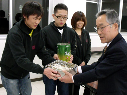 若い力　 被災地の希望の光に！