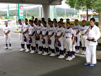 近畿地区代表として全国大会へ 竜王ジャガースと澤井亮一君