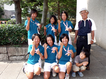 全日本小学生ソフトテニス選手権で滋賀県女子チーム３位入賞果たす