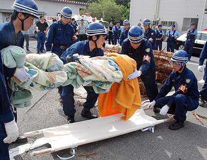 緊急召集訓練２時間半で全員