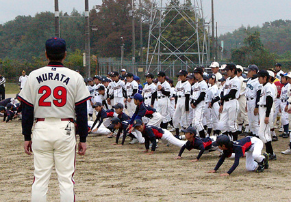 元プロ野球選手の少年野球教室