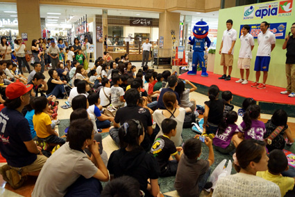 レイクス選手と真剣勝負！