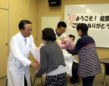 医師2人着任を歓迎 能登川病院をよくする会