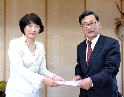 日野町教育長に今宿氏就任