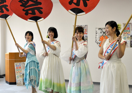 「風の女神」がんばります　2015年東近江大凧まつり