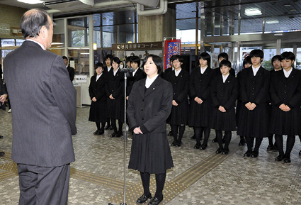 八幡商高女子バレーボール部 全国大会出場
