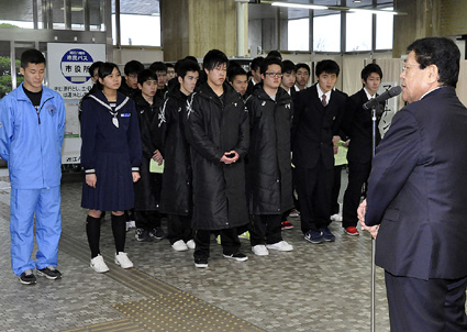 春の全国大会出場　健闘祈る激励会