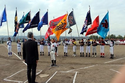 決勝は玉園VS愛知川 第41回滋賀報知新聞社旗争奪学童野球大会