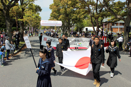 「東近江市はひとつ」のパレードと手紙