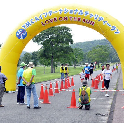 楽しく走って障がい児支援