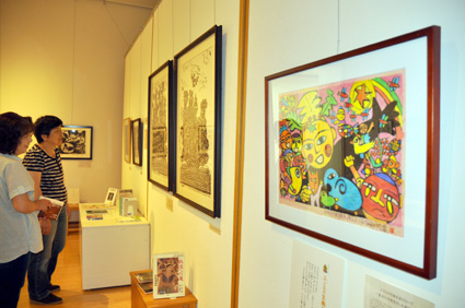 版画家・田中武作品展 本と私と祈りの板画 | 滋賀報知新聞