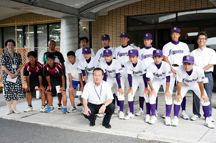 全国大会出場・激励壮行会 水泳・ソフトテニス・軟式野球