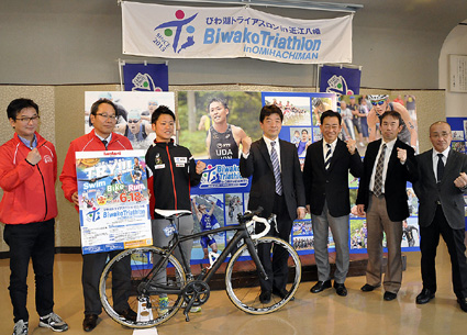 びわ湖トライアスロン 宮ヶ浜で6月18日