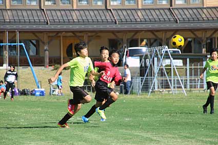 蒲生東小　校庭芝生化 けが恐れず元気いっぱい