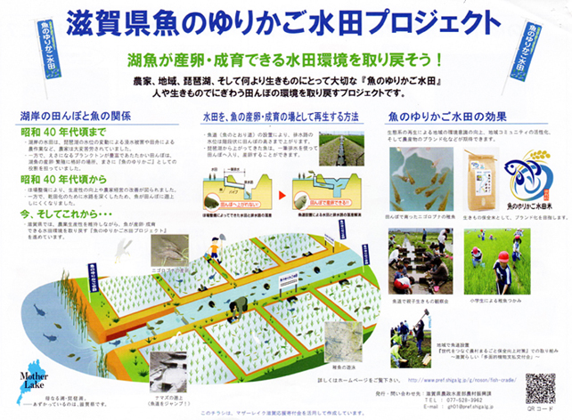 「栗見出在家町魚のゆりかご水田協議会」が受賞