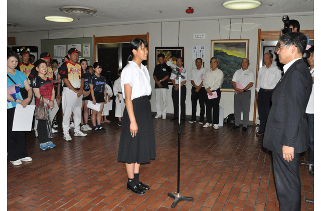 全国大会出場激励壮行会