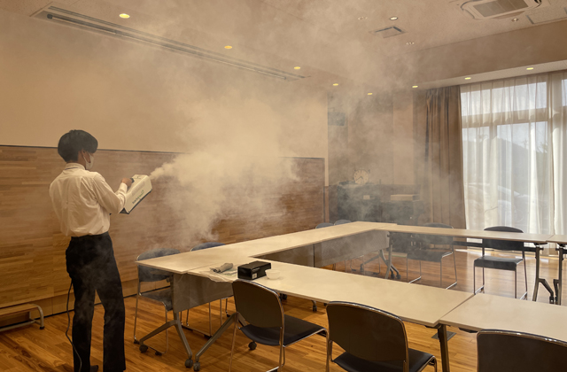 大兼工務店がバクタクリーンで除菌・抗菌