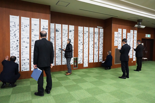 JAグリーン近江本店でコンクール審査会「営農振興センターだより・支店だより」