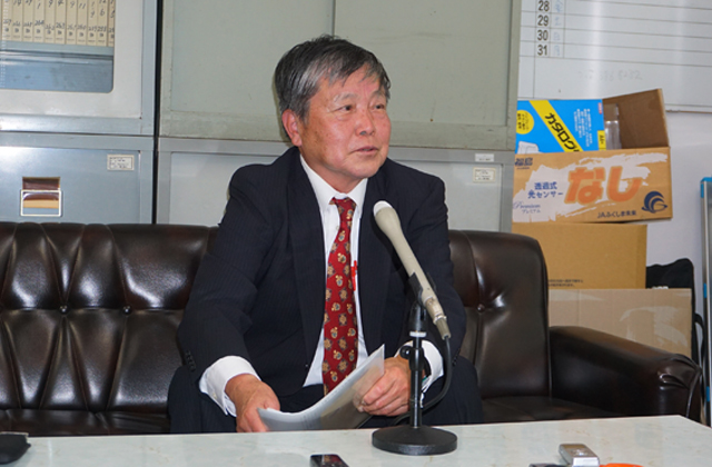 竜王町長選 畑明郎氏が立候補を表明