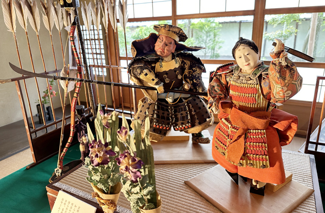 子どもの成長願った武者人形