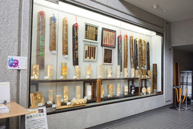竹工房川部の郷 竹灯籠展示会