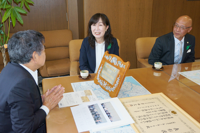 緑化推進運動功労者内閣総理大臣表彰を受賞