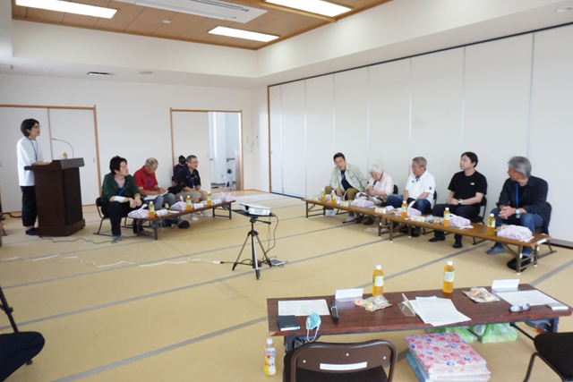 長峰自治会連合会50周年記念誌に向け語り部招き座談会開催