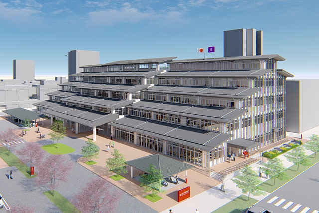 市庁舎建設計画 最新版ＨＰに公開